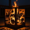 Fire Pit Shadow Box