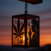 Nature Glow Steel Candle Light Box
