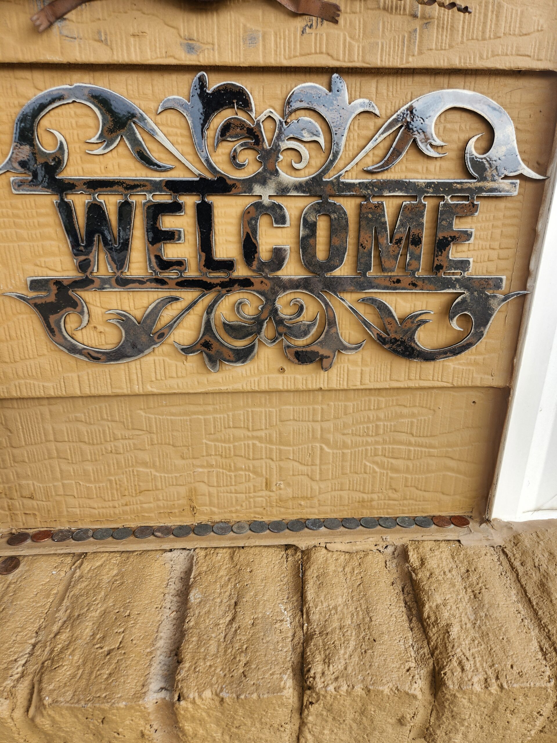 CUSTOM WELCOME SIGN FOR ALBUQUER HOME
